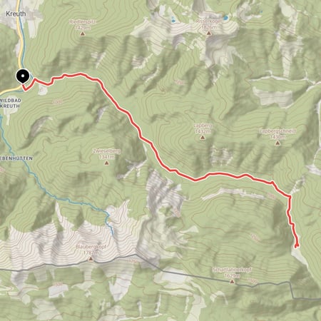Einfache Mountainbike-Tour für die gesamte Familie von Kreuth über die Schwaiger Alm bis zur Bayralm
