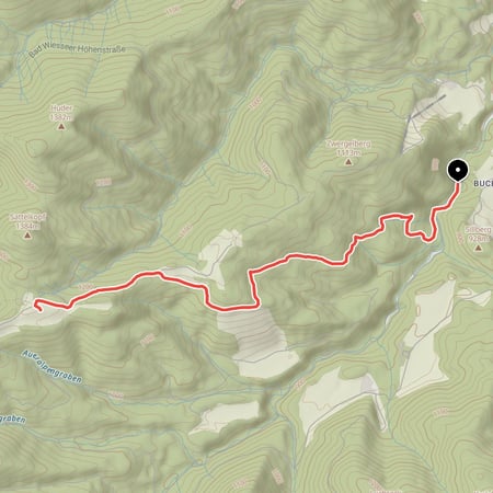 Von Bad Wiessee über die Söllbachklause zur Aueralm, dem beliebten Ausflugsziel unterhalb des Fockenstein