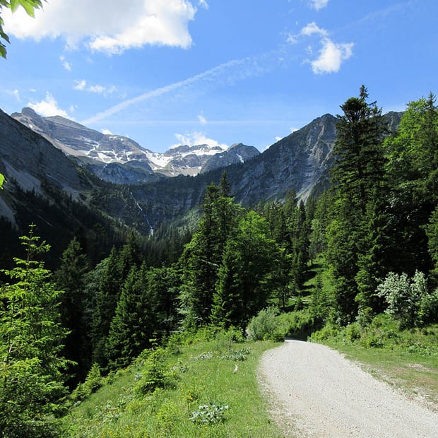 Königliche Bike&Hike Tour von Wallgau zur Fischbachalm und weiter über den Hundstall zum Soiernhaus und den Soiernseen