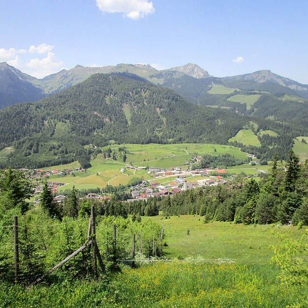 Mountainbike-Tour von Achenkirch zur aussichtsreichen Berggaststätte Adlerhorst am Hinterunnütz