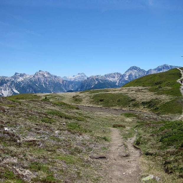 Flowtrail Runde der Extraklasse über die panoramareiche Lüsner Alm in den Dolomiten