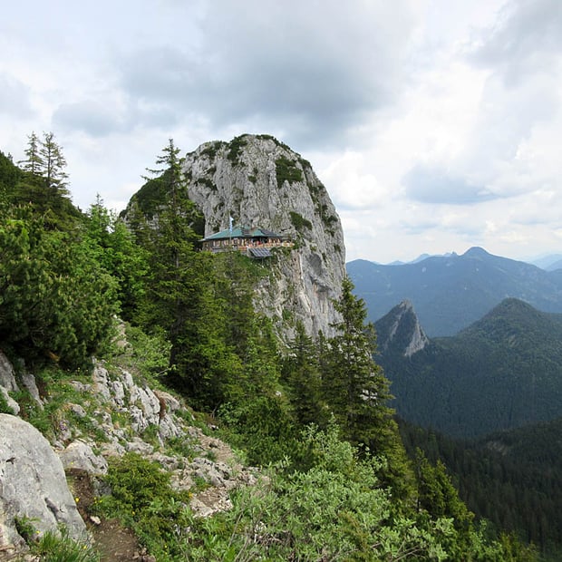 Von Fleck über Röhrlmoos- und Roßsteinalm auf die Tegernseer Hütte zwischen Roß- und Buchstein