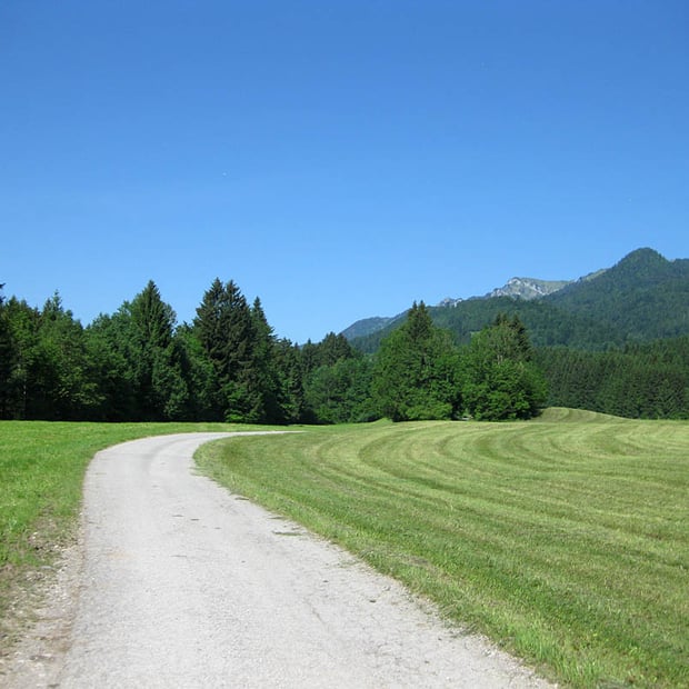 Mountainbike-Tour für Einsteiger von Lenggries Langeneck durch das Schwarzenbachtal zur Rautalm