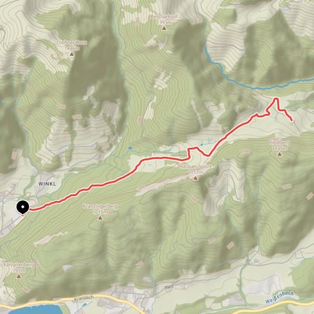 Kurze Feierabend-Tour von Walchsee mit dem Mountainbike über Riederalm und Ottenalm zur Edernalm