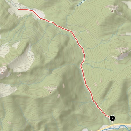 Gemütliche Mountainbike-Tour für MTB Einsteiger von Kreuth zur idyllisch gelegenen Schwarzentenn-Alm