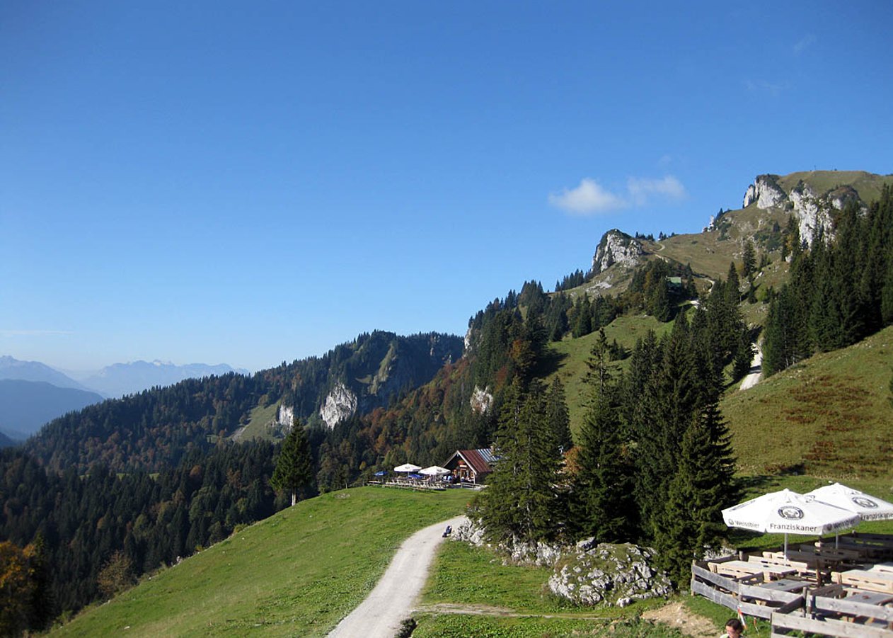 Anspruchsvolle Tour von Wegscheid bei Lenggries auf das Brauneck, die Sonnenterrasse des Isarwinkels