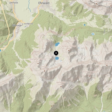 Coburger Hütte – Kartenausschnitt