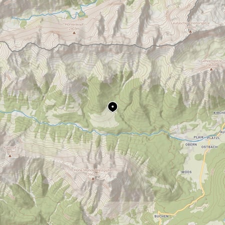 Hämmermoosalm – Kartenausschnitt