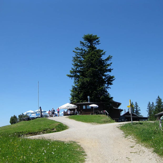Kurze Mountainbike-Tour vom Ortsteil Gasse der Gemeinde Gmund am Tegernsee auf die Neureuth