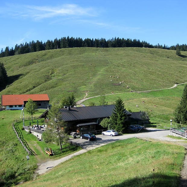 Beliebte Feierabend-Tour von Hausham auf die Gindelalm am Fuße der Gindelalmschneid
