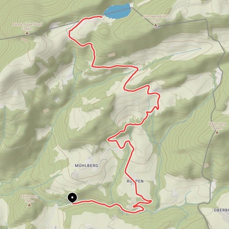 Bike&Hike Tour von Kössen zur bewirteten Frankenalm und weiter über die Hirzinghütte zum idyllischen Taubensee sowie zur gleichnamigen Taubenseehütte
