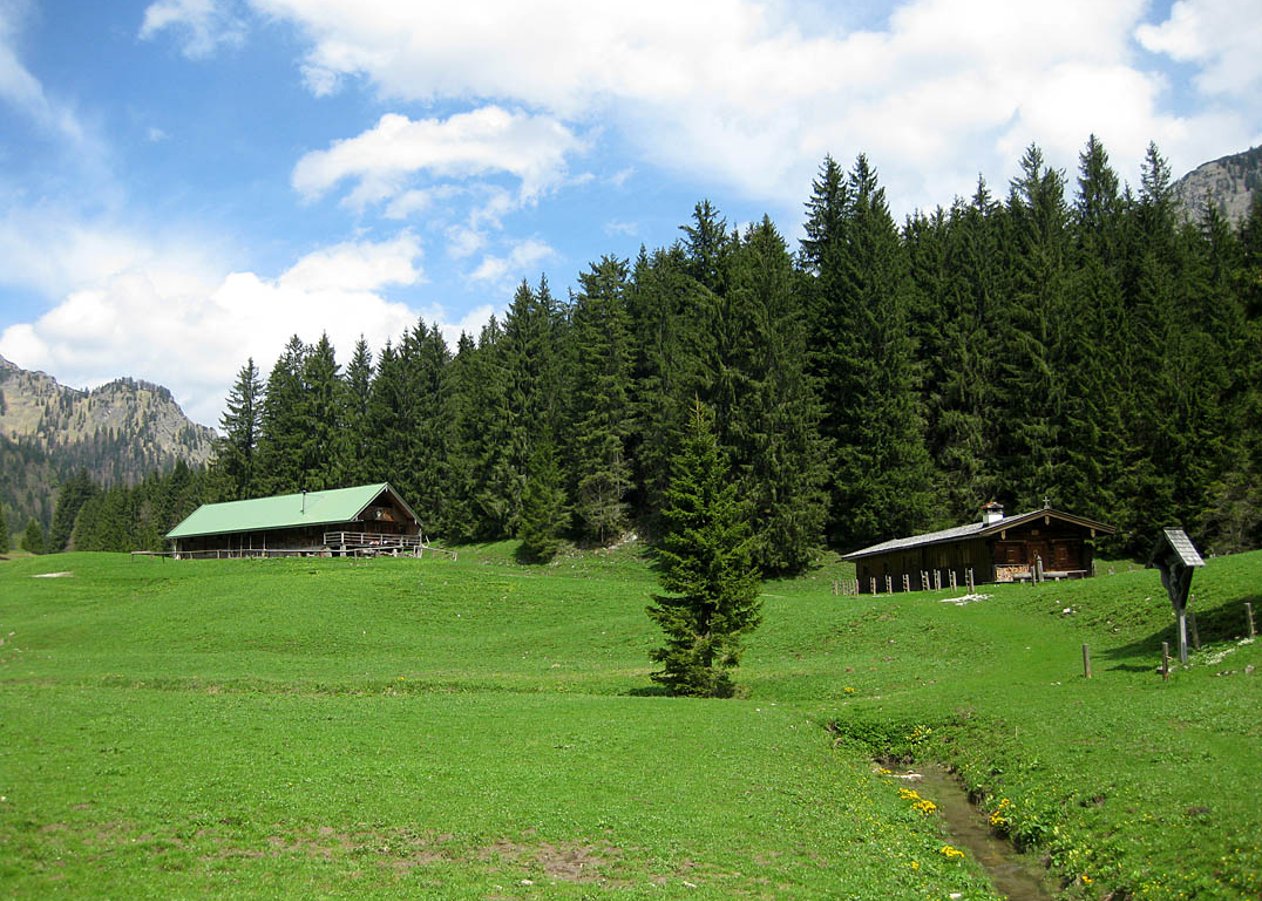 Einsteiger-Tour von der Söllbachklause Bad Wiessee über Bauer in der Au zur Schwarzentenn-Alm