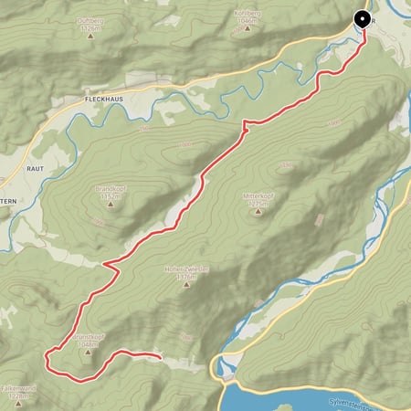 MTB-Ausfahrt von Lenggries Leger über das Röhrmoostal zur idyllisch gelegenen Unteren Schronbachalm im gleichnamigen Schronbachtal
