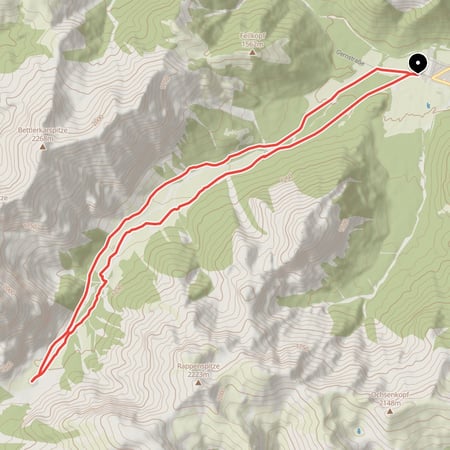 Einfache Mountainbike-Runde bei atemberaubender Kulisse: durch das Falzthurntal zur Gramaialm