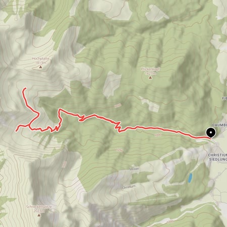 Moderate Biketour von Achenkirch über das Unterautal zu Gröbenalm und Kleinzemmalm am Rether Kopf