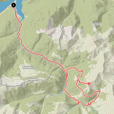 Sonnenverwöhnte Mountainbike-Runde über die Lochalm zur Tiefenbachalm und durch das Bächental