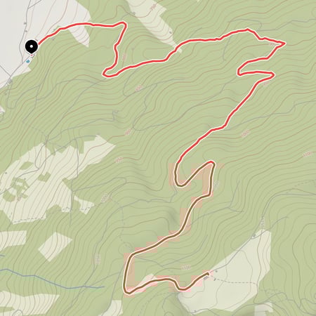 Kurze Feierabend-Tour vom Ortsteil Lehen bei Gaißach auf die nicht bewirtschaftete Schwaigeralm