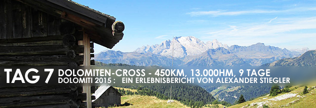 Erlebnisbericht Dolomiten-Cross "die große Acht": Marmolada nachholen (Tag 7)